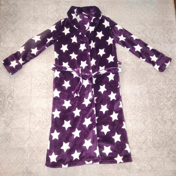 Purple Star Patterned Robe - Picture 2 of 3